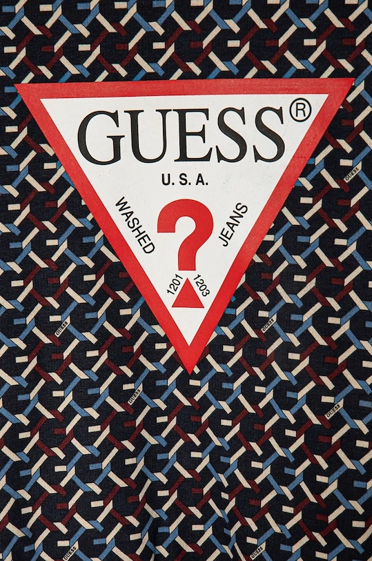 CHLAPEC Dětská bavlněná mikina Guess L4BQ01.KAD73.9BYH námořnická modř