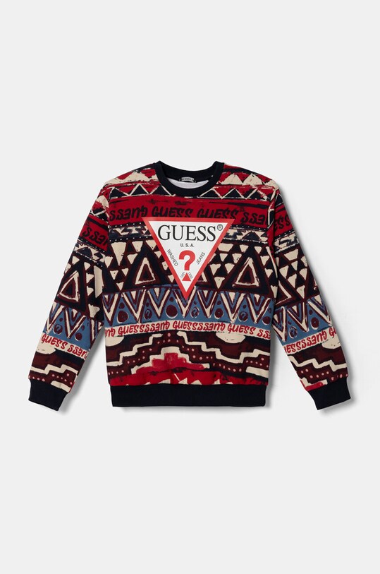 Дитяча бавовняна кофта Guess бавовна барвистий L4BQ01.KAD73.9BYH