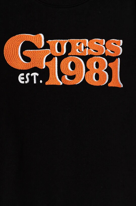 Хлопчик Дитяча бавовняна кофта Guess L4BQ02.KAX74.9BYH чорний