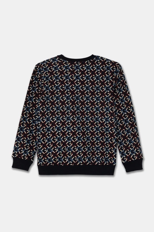 Guess bluza bawełniana dziecięca N4BQ01.KAD73.9BYH granatowy AW24