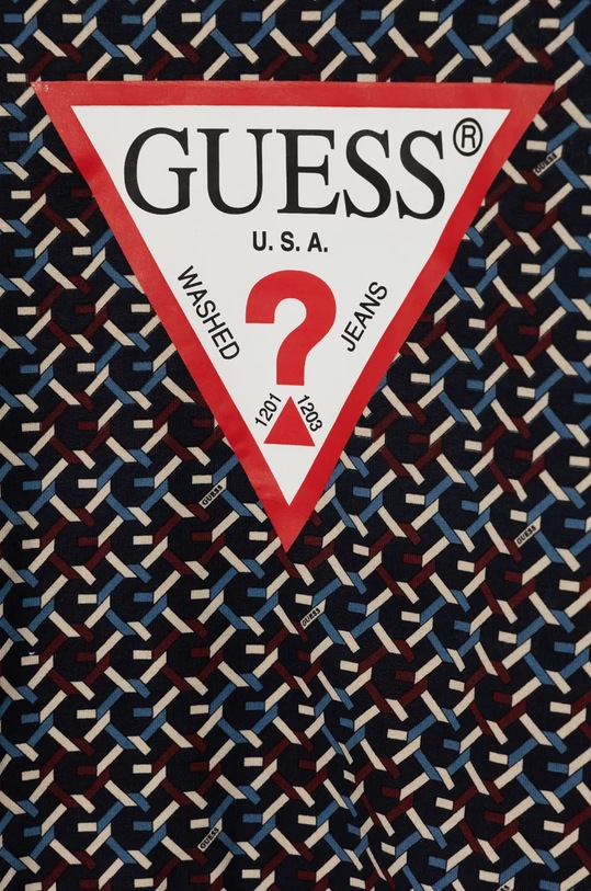 Chłopiec Guess bluza bawełniana dziecięca N4BQ01.KAD73.9BYH granatowy