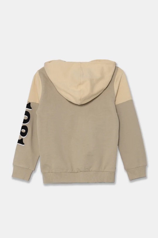 Dječja pamučna dukserica Guess N4BQ02.KAD73.9BYH bež AW24