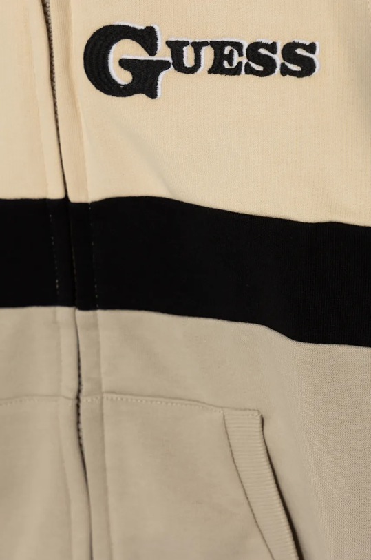 Dječaci Dječja pamučna dukserica Guess N4BQ02.KAD73.9BYH bež