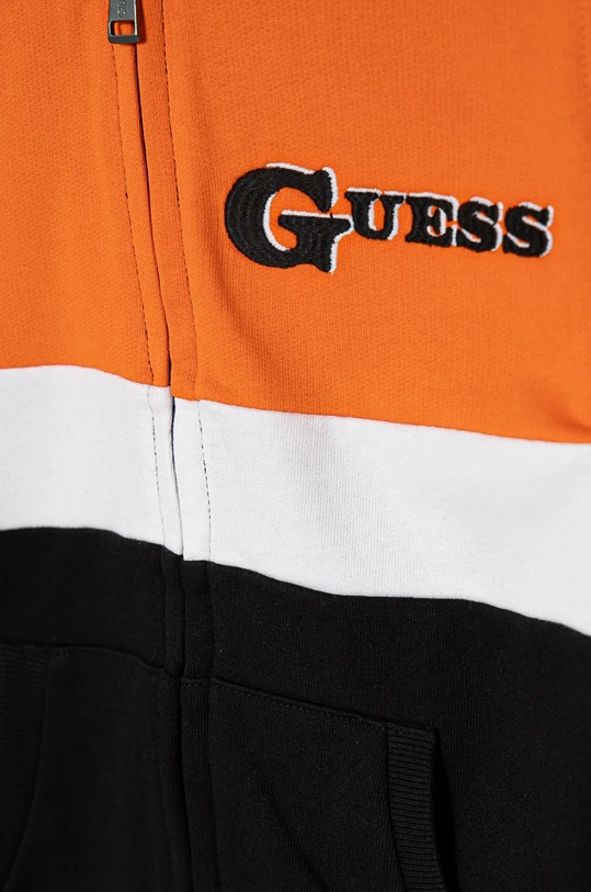 Dječaci Dječja pamučna dukserica Guess N4BQ02.KAD73.9BYH narančasta