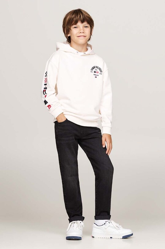 Дитяча кофта Tommy Hilfiger бежевий KB0KB09379.9BYH.