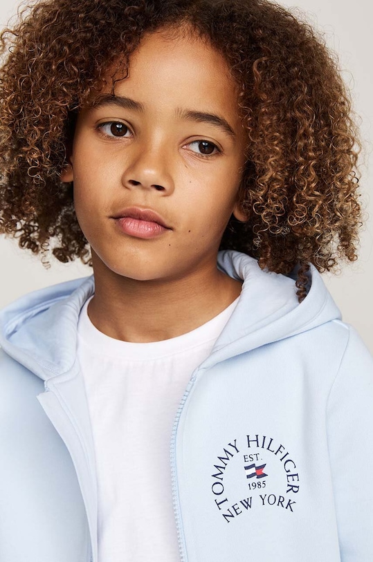 Chłopiec Tommy Hilfiger bluza dziecięca KB0KB09386.9BYH.92.122 niebieski