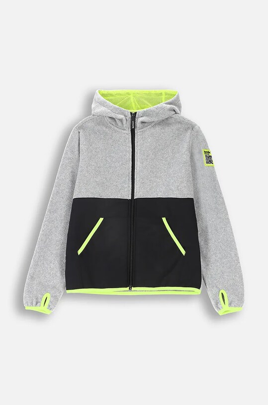 Дитяча кофта Lemon Explore з капюшоном сірий ZL4132501ACB