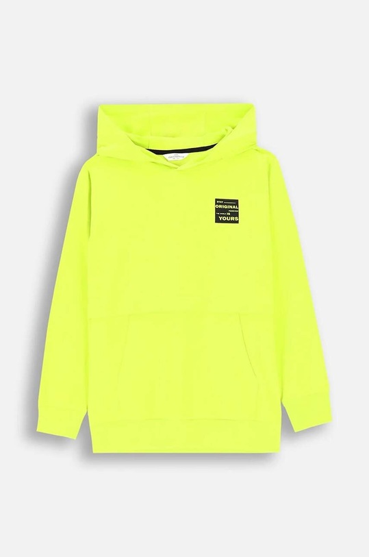 Dětská mikina Coccodrillo s kapucí zelená ZC4132301VBA