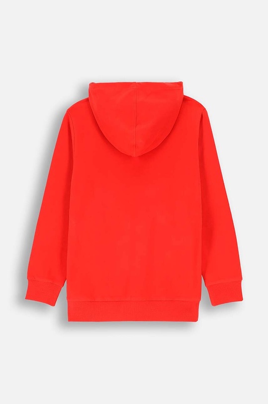 CHLAPEC Dětská bavlněná mikina Coccodrillo ZC4132303VBA červená