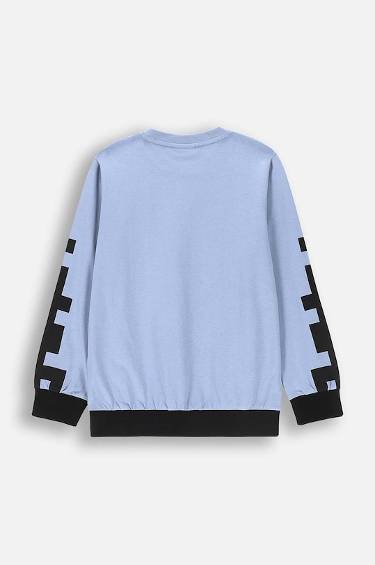 Coccodrillo bluza bawełniana dziecięca ZC4143101WBJ niebieski AW24