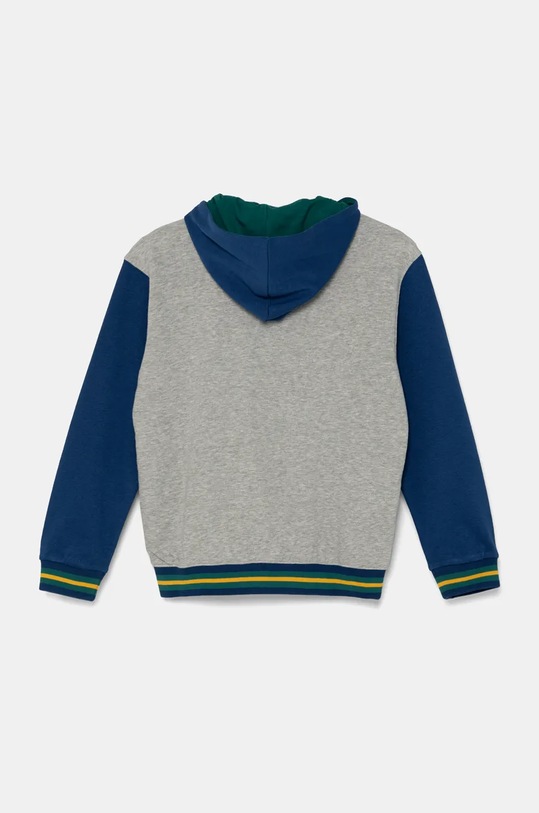 Παιδική βαμβακερή μπλούζα United Colors of Benetton 32N4C503V.G.Seasonal γκρί AW24