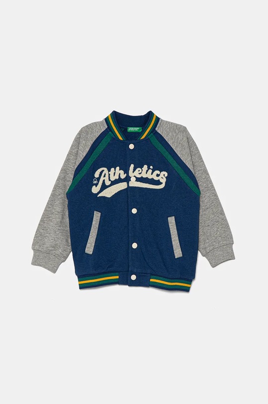 Детски суичър United Colors of Benetton щампа тъмносин 32N4G5035.P.Seasonal