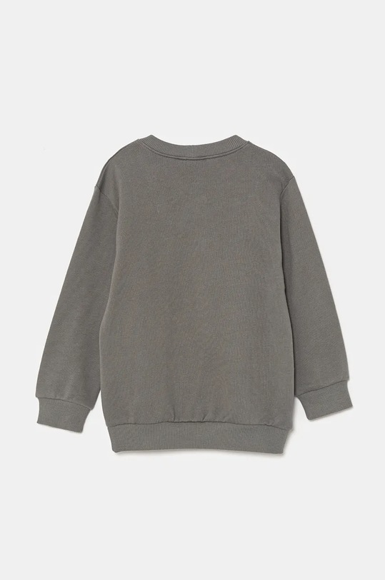 United Colors of Benetton hanorac de bumbac pentru copii 3J68G10HH.P.Seasonal gri AW24