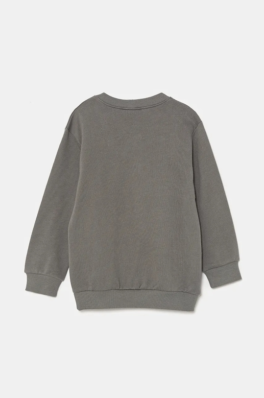 United Colors of Benetton hanorac de bumbac pentru copii 3J68G10HH.P.Seasonal gri AW24