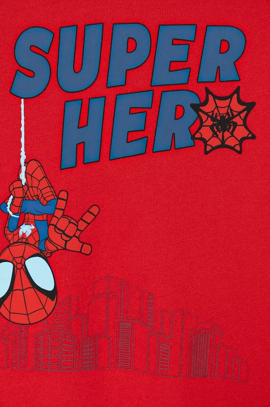 Мальчик Детская хлопковая кофта United Colors of Benetton 3J68G200Z.P.Seasonal красный