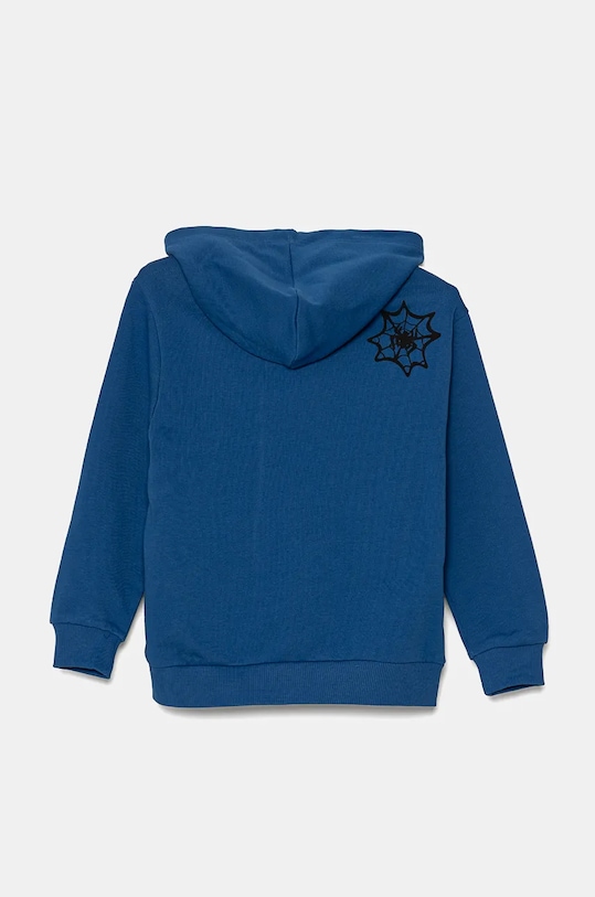 United Colors of Benetton hanorac de bumbac pentru copii 3J68G200Z.P.Seasonal albastru AW24