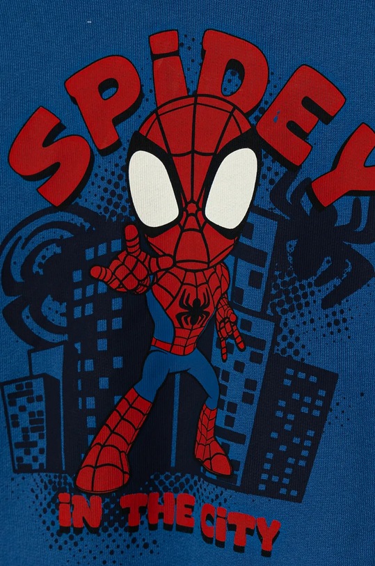 Băieți United Colors of Benetton hanorac de bumbac pentru copii 3J68G200Z.P.Seasonal albastru