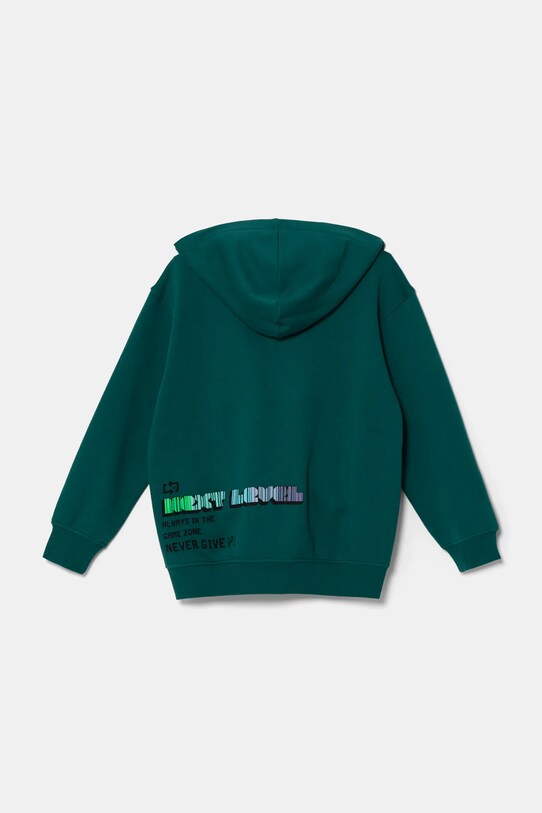 United Colors of Benetton bluza dziecięca 3WFMC504K.G.Seasonal turkusowy AW24