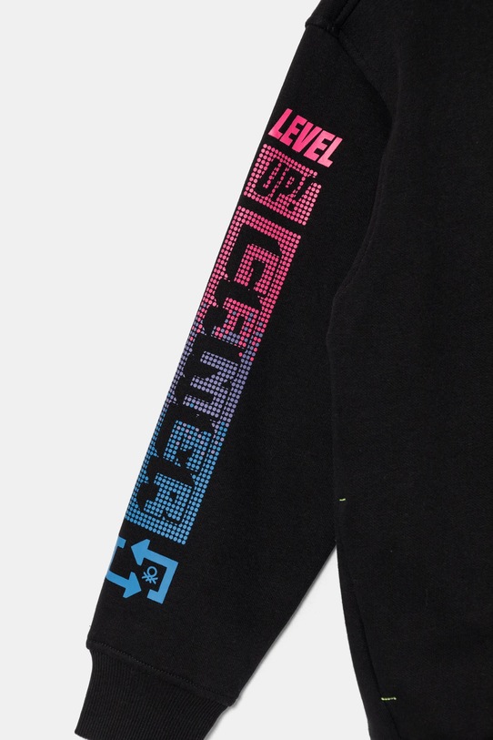 BIMBO United Colors of Benetton felpa per bambini 3WFMC504K.G.Seasonal nero