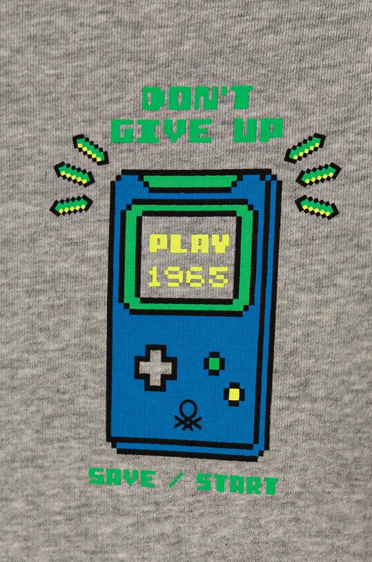 Момче Бебешки суичър United Colors of Benetton 3PANG2010.P.Seasonal сив