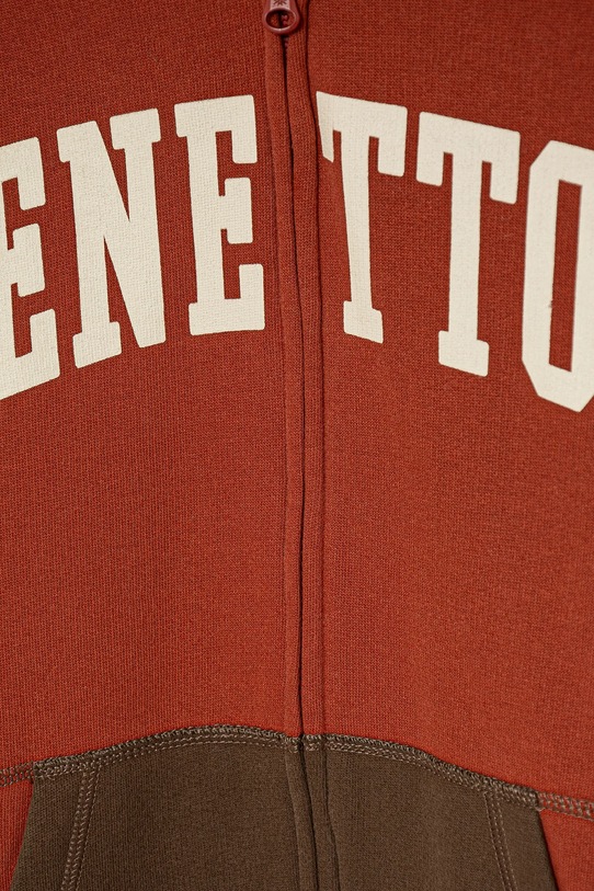 Băieți United Colors of Benetton bluza copii 3EB5C504H.G.Seasonal maro
