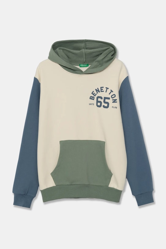 United Colors of Benetton bluza copii print bej 3EB5C203U.G.Seasonal