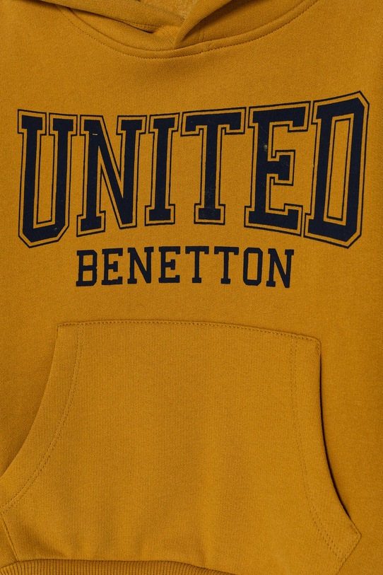 CHLAPEC Dětská mikina United Colors of Benetton 3EB5C203U.G.Seasonal žlutá