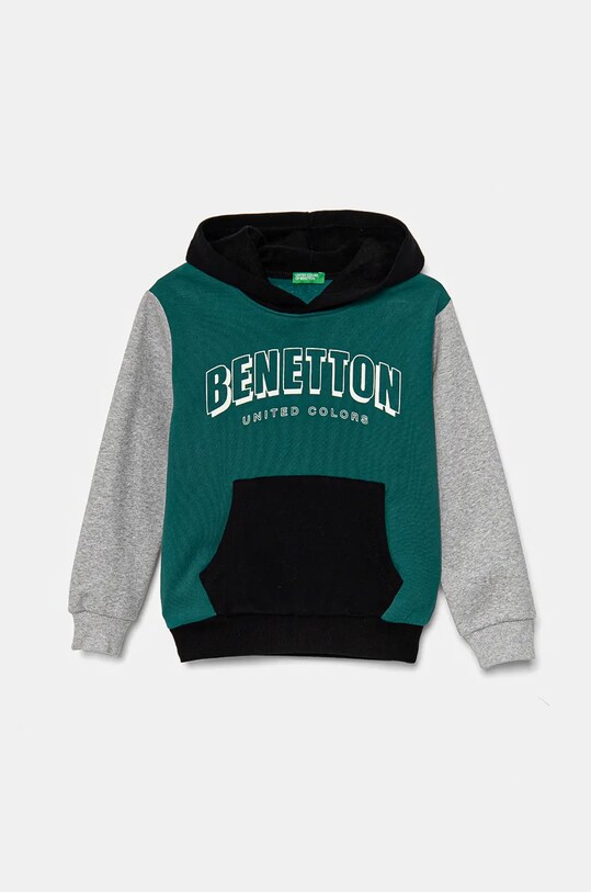 Детская кофта United Colors of Benetton узор бирюзовый 3EB5C203U.G.Seasonal