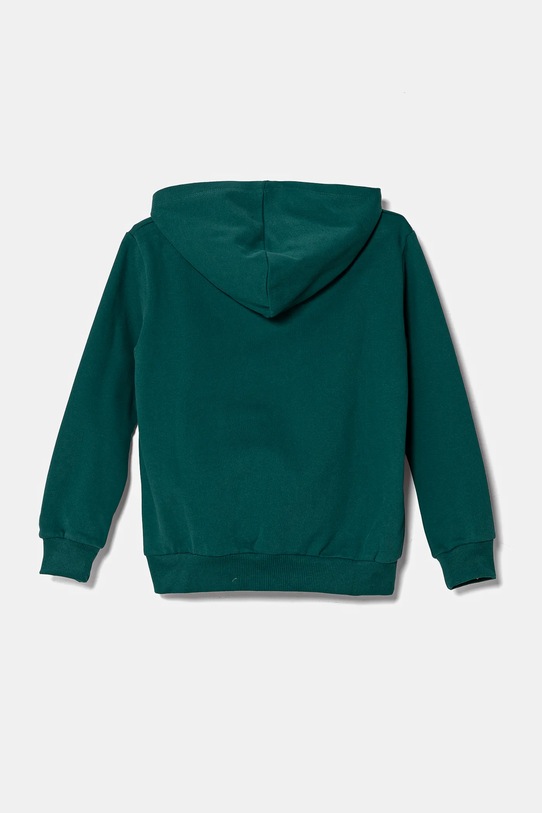 Detská mikina United Colors of Benetton 3EB5C203U.G.Seasonal zelená AW24
