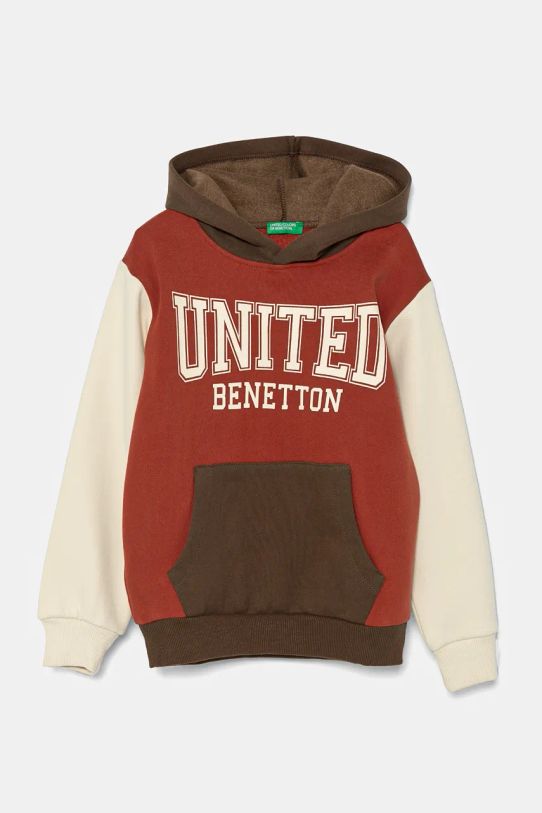 Дитяча кофта United Colors of Benetton візерунок коричневий 3EB5C203U.G.Seasonal