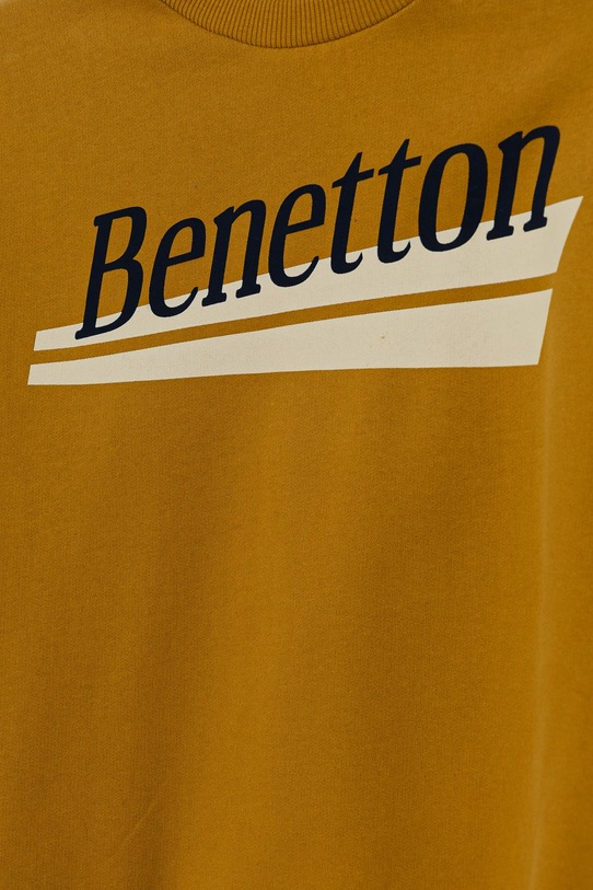 CHLAPEC Dětská mikina United Colors of Benetton 3EB5C10KS.G.Seasonal žlutá