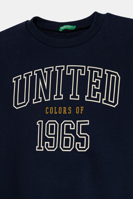 CHLAPEC Dětská mikina United Colors of Benetton 3EB5C10KS.G.Seasonal námořnická modř