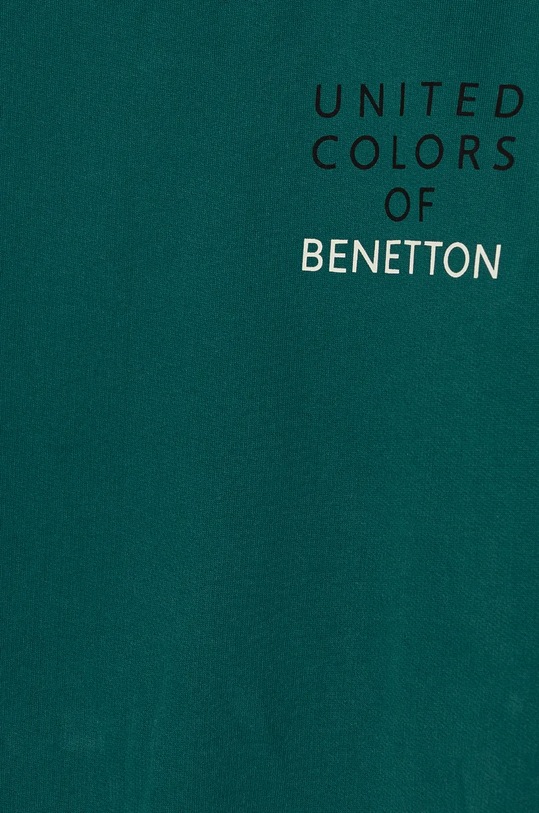 Dječja dukserica United Colors of Benetton 3EB5C10KS.G.Seasonal tirkizna AW24