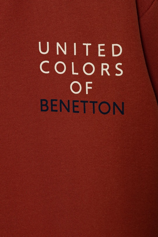 CHLAPEC Dětská mikina United Colors of Benetton 3EB5C10KS.G.Seasonal hnědá