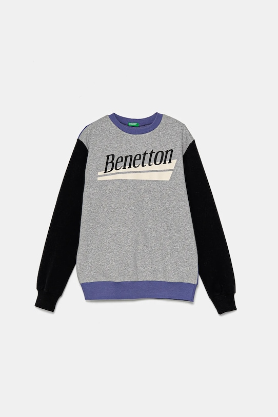 Детская кофта United Colors of Benetton узор серый 3EB5C10KS.G.Seasonal