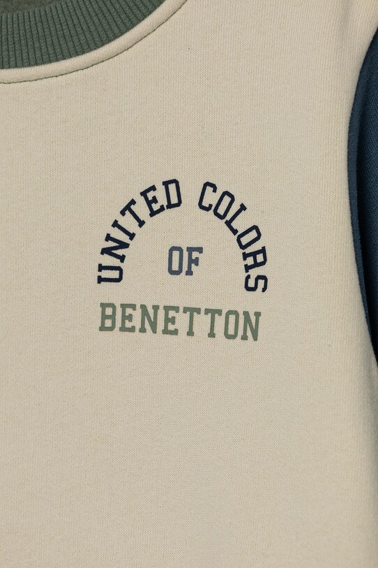 Хлопчик Дитяча кофта United Colors of Benetton 3EB5G10G0.P.Seasonal бежевий