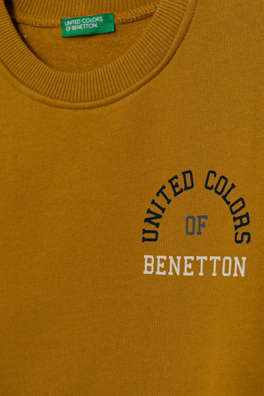 Момче Детски суичър United Colors of Benetton 3EB5G10G0.P.Seasonal жълт