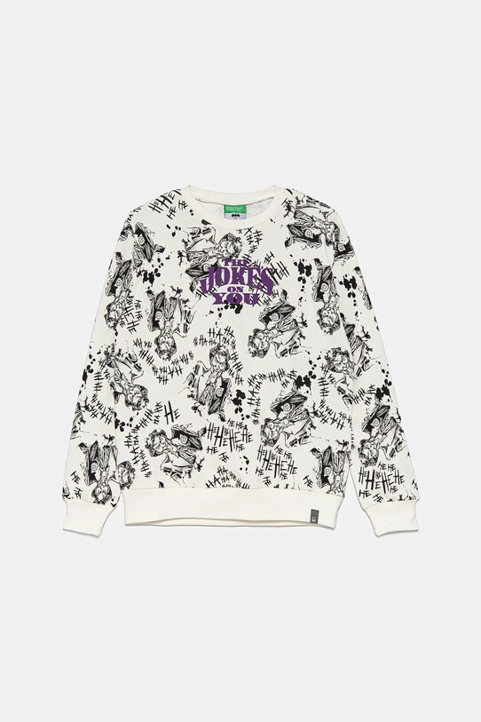 Детская хлопковая кофта United Colors of Benetton хлопок белый 3IIMC10MH.G.Seasonal