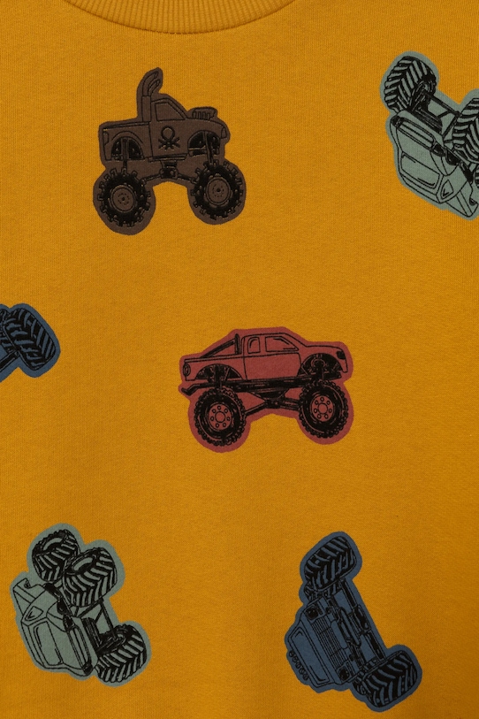 Fiú United Colors of Benetton gyerek felső 3J4EG10GK.P.Seasonal sárga