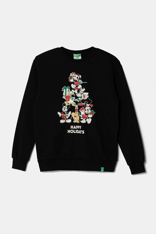 Кофта United Colors of Benetton хлопок чёрный 3J73C10LD.G.Seasonal