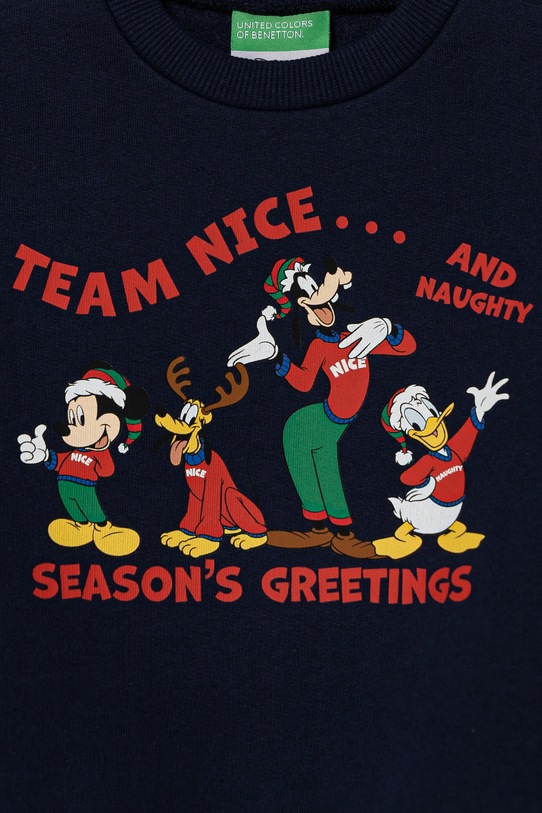 BIMBO United Colors of Benetton felpa 3J73G10GN.P.Seasonal blu navy