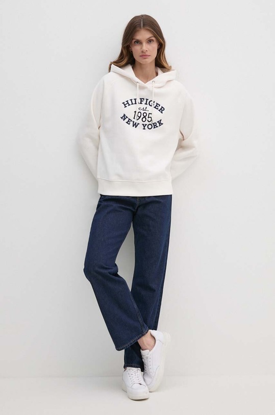 Tommy Hilfiger bluza WW0WW42098 bej AW24