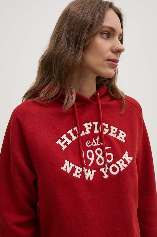 Mikina Tommy Hilfiger burgundské WW0WW42098