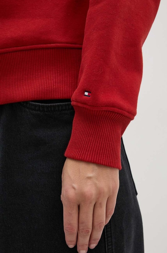 Mikina Tommy Hilfiger WW0WW42098 burgundské