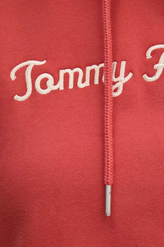 Tommy Hilfiger bluza bawełniana WW0WW42612 czerwony