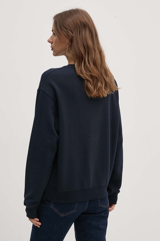 Oblečení Bavlněná mikina Tommy Hilfiger WW0WW42615 námořnická modř