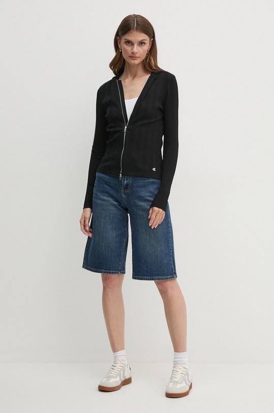 Calvin Klein Jeans bluza J20J223550 negru AW24