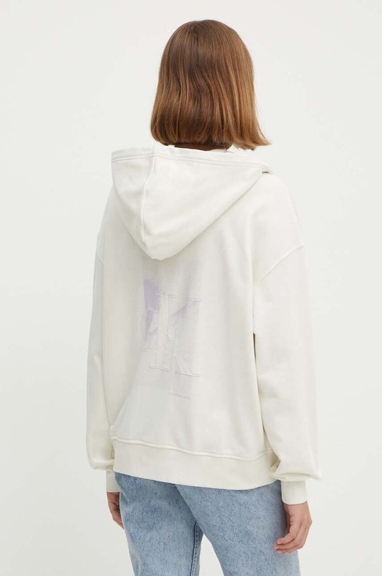 Ρούχα Βαμβακερή μπλούζα Calvin Klein Jeans J20J223533 μπεζ