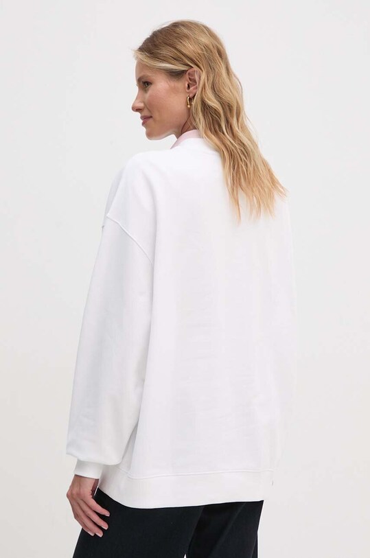 Oblečenie Bavlnená mikina Calvin Klein Jeans J20J223540 biela