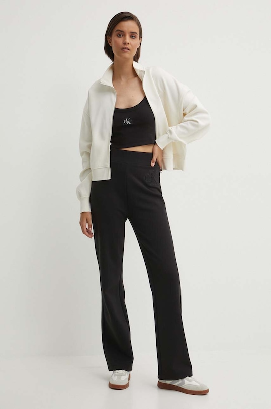 Μπλούζα Calvin Klein Jeans J20J223922 μπεζ AW24